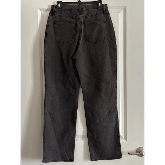 Hollister Ultra High-Rise Black Patchwork Dad Jeans Size 9 - Picture 6 of 9